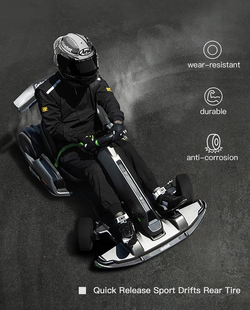 stio Electric GoKart Pro / Pro2 and Gokart Bundle Rear Tire Compatible with Ninebot by Segway Gokart Kit(with Ninebot S Max), Go Kart Pro 2 Quick Release Sports Drift Tires Original Accessories - Image 5